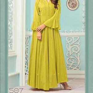 Floor length Indian style dress